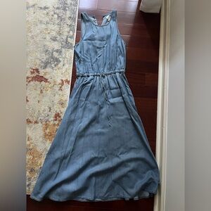 Blue Sleeveless Dress